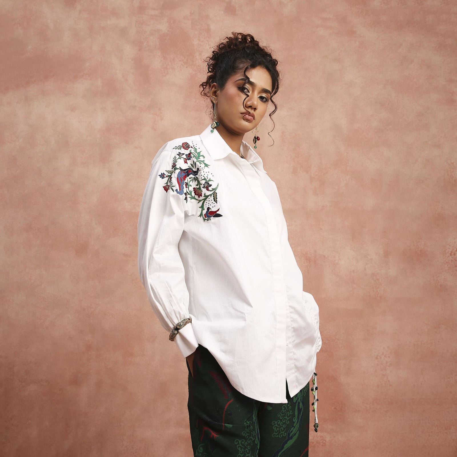 Mixed Signals Shirt in Green