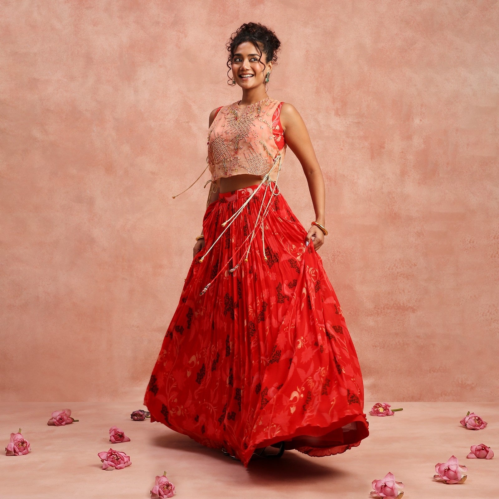 red light with short-cut bib