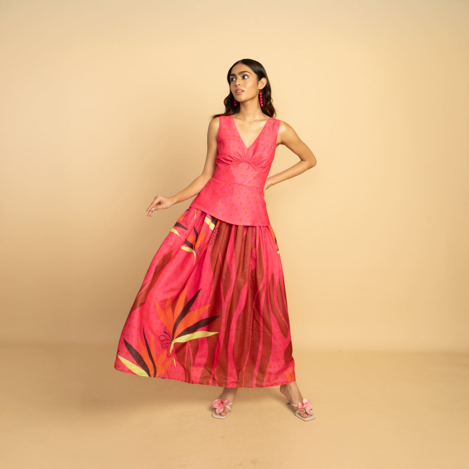 The Begonia Midi