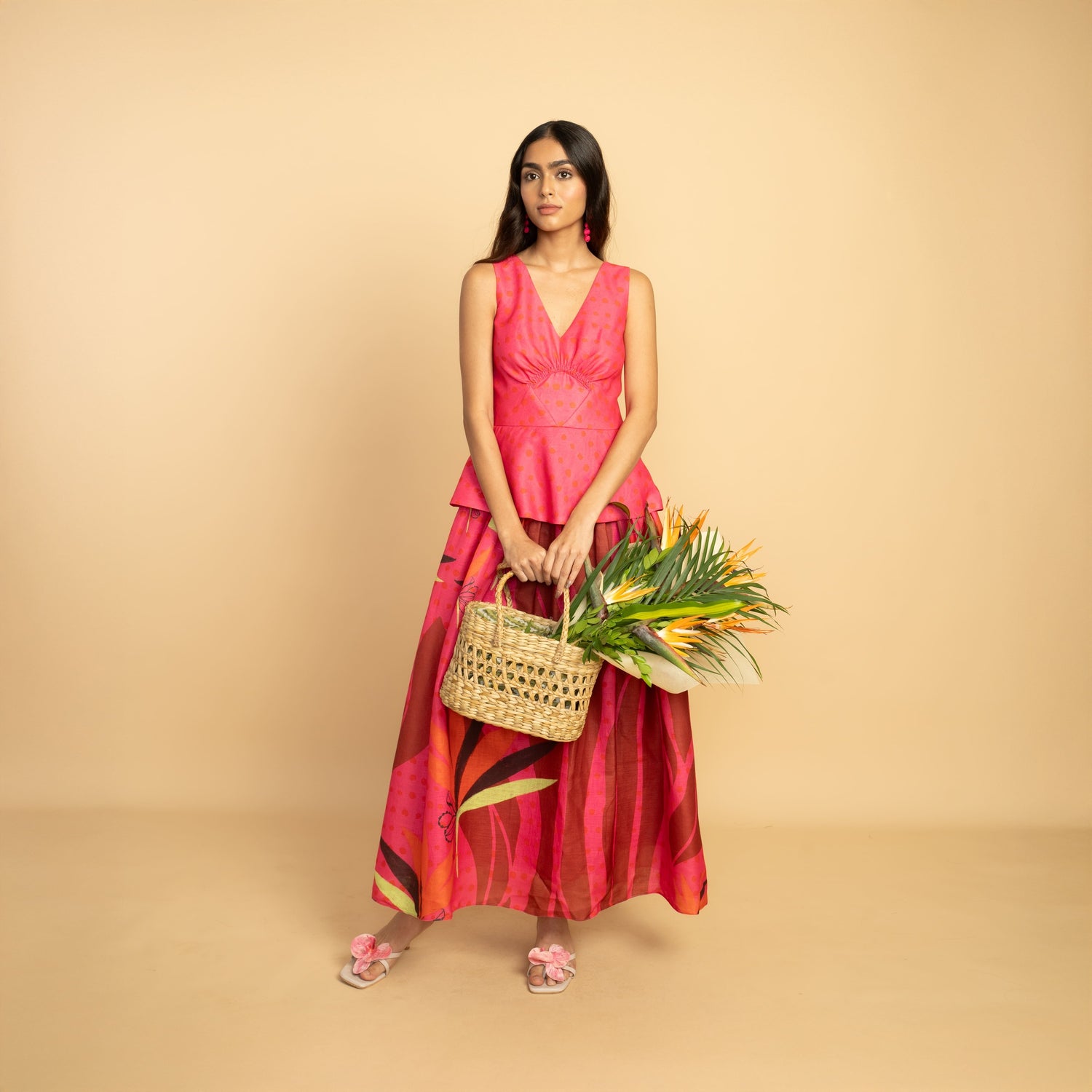 The Begonia Midi