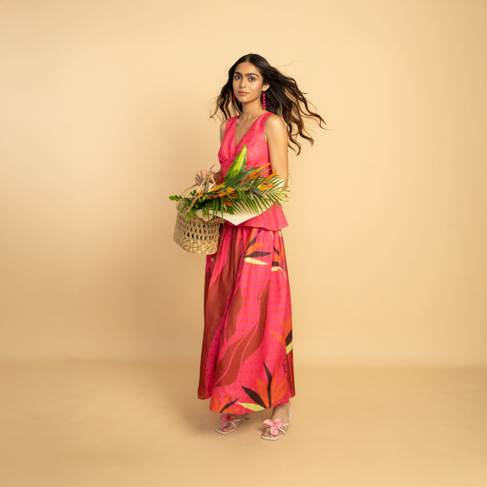 The Begonia Midi