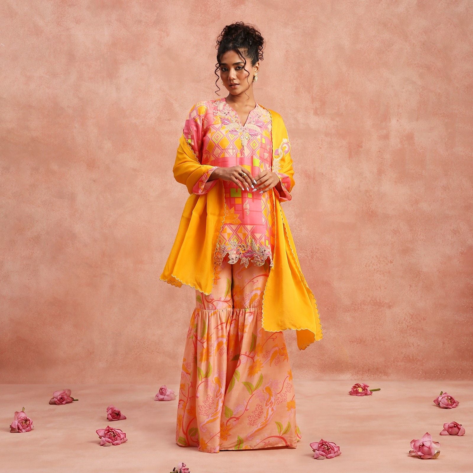 Lotus Lane Sharara Set
