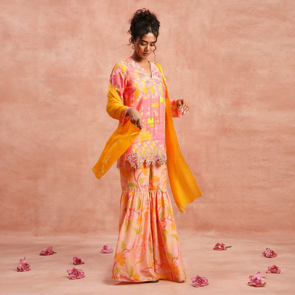 Lotus Lane Sharara Set